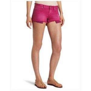 Stitch's Platinum Label Denim Pink Rory Shorts 27